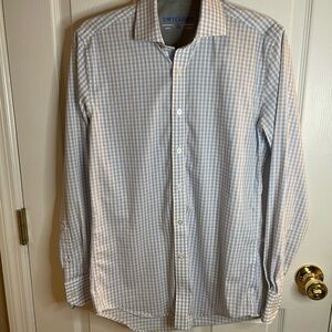 Men's Twillory Blue and Gray  Checkered Shirt